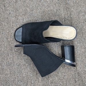 Adrienne Vittadini Open Toe Slip-On Heel